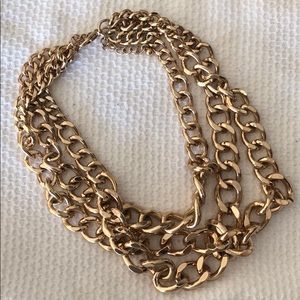 Stacked chain necklace